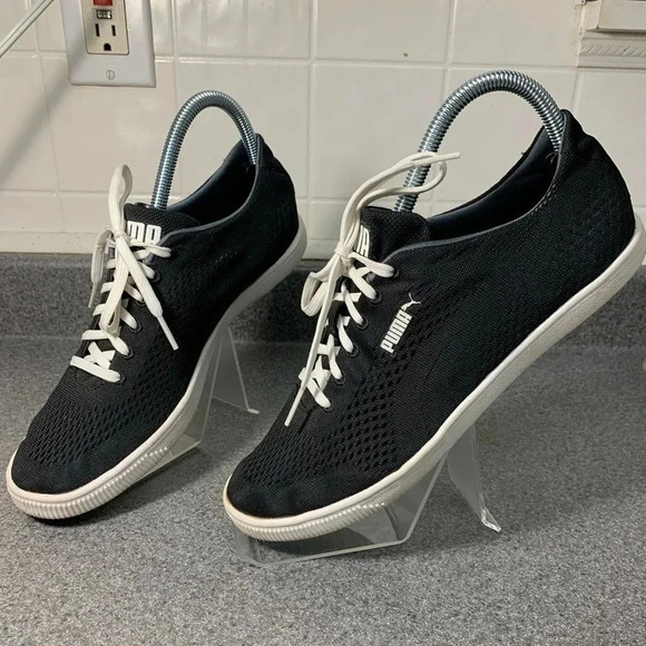 Puma Shoes - Puma Shoes Womens 8 Glyde Lite Athletic Sneakers 356289 05 Black Fabric Lace Up